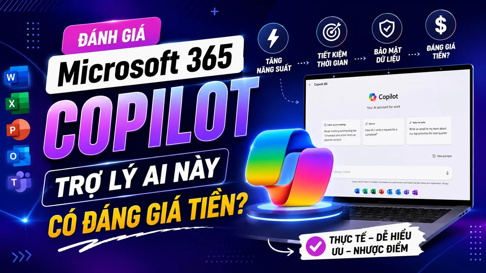 Đánh giá Microsoft 365 Copilot: Trợ lý AI này có đáng giá tiền?