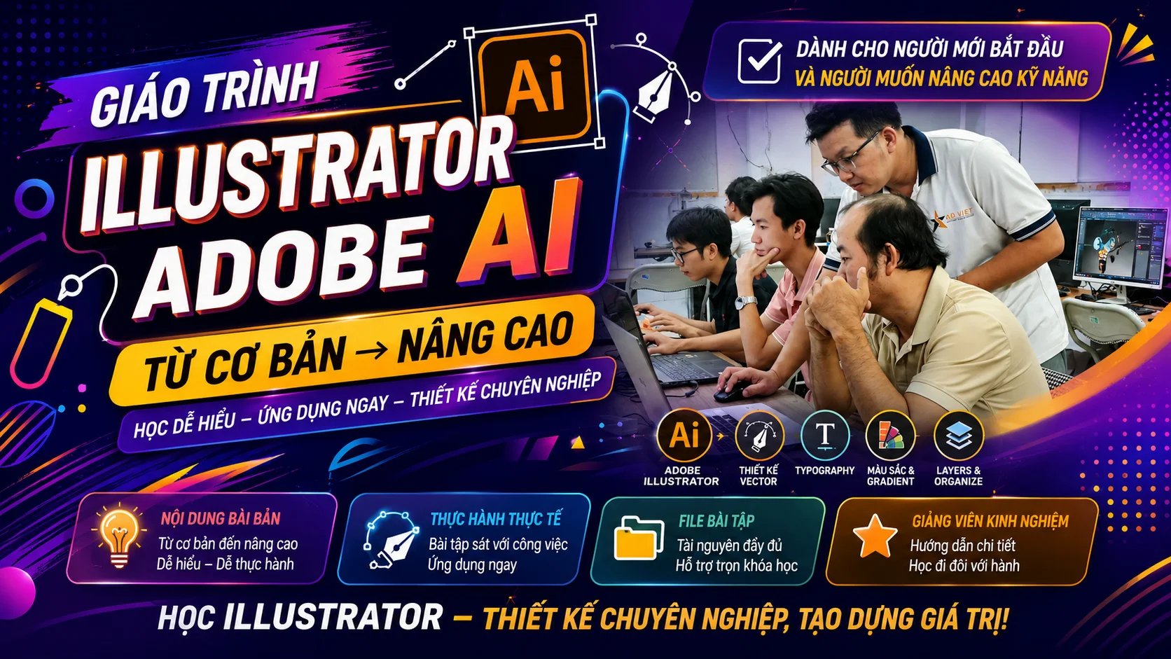 Giáo trình Illustrator (Adobe AI) từ cơ bản đến nâng cao