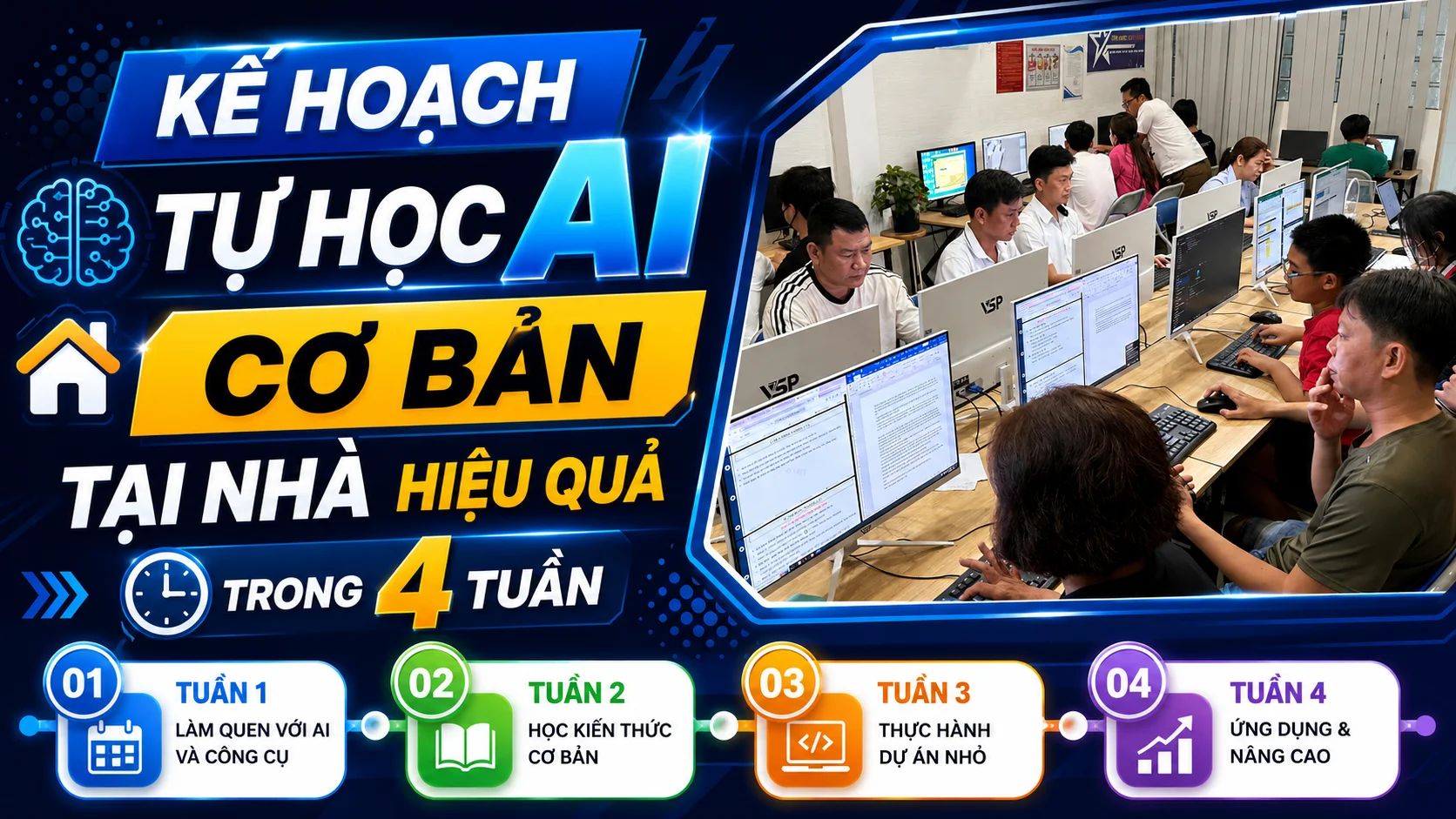 Kế Hoạch Tự Học AI Cơ Bản Tại Nhà Hiệu Quả Trong 4 Tuần